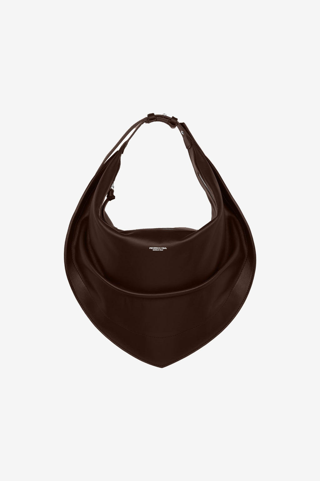 トートバッグ FEDERICO CINA HOBO TORTELLINO BAG (FCCOTHB0102 SUEDECOGNAC) Tortellino Hobo Bag_Brown – Federico Cina