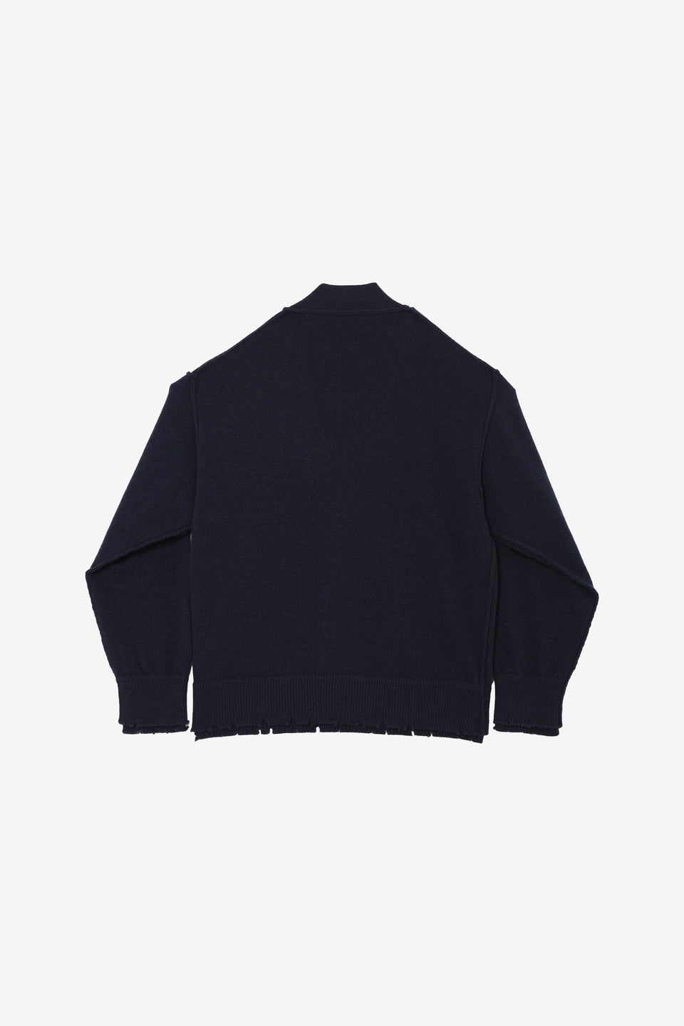 Distressed Cardigan-Blue