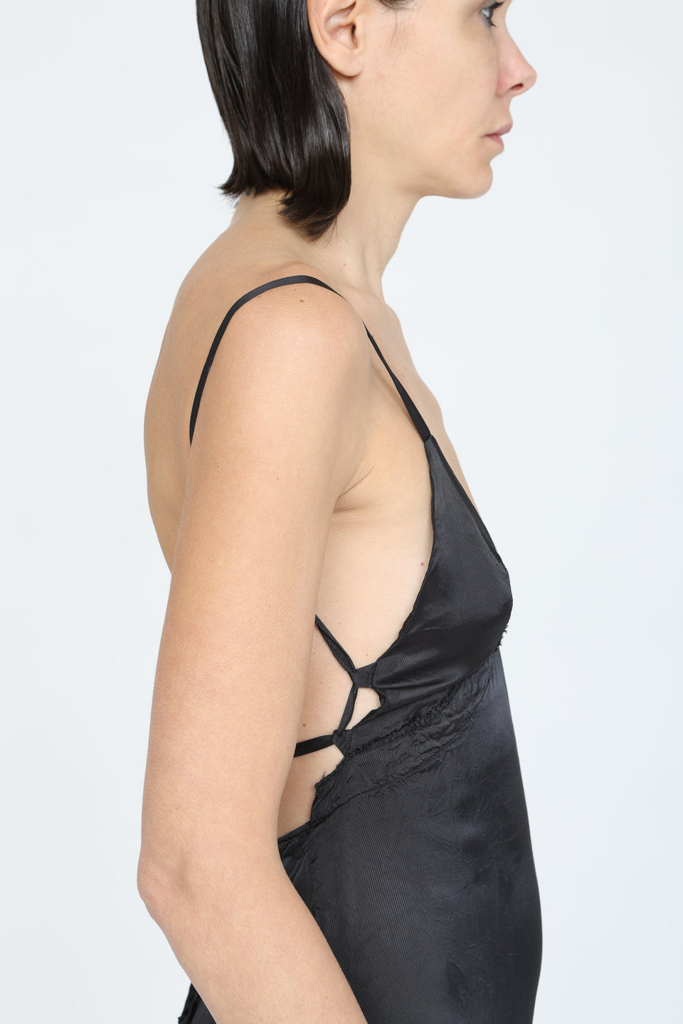 Distressed Slip Dress