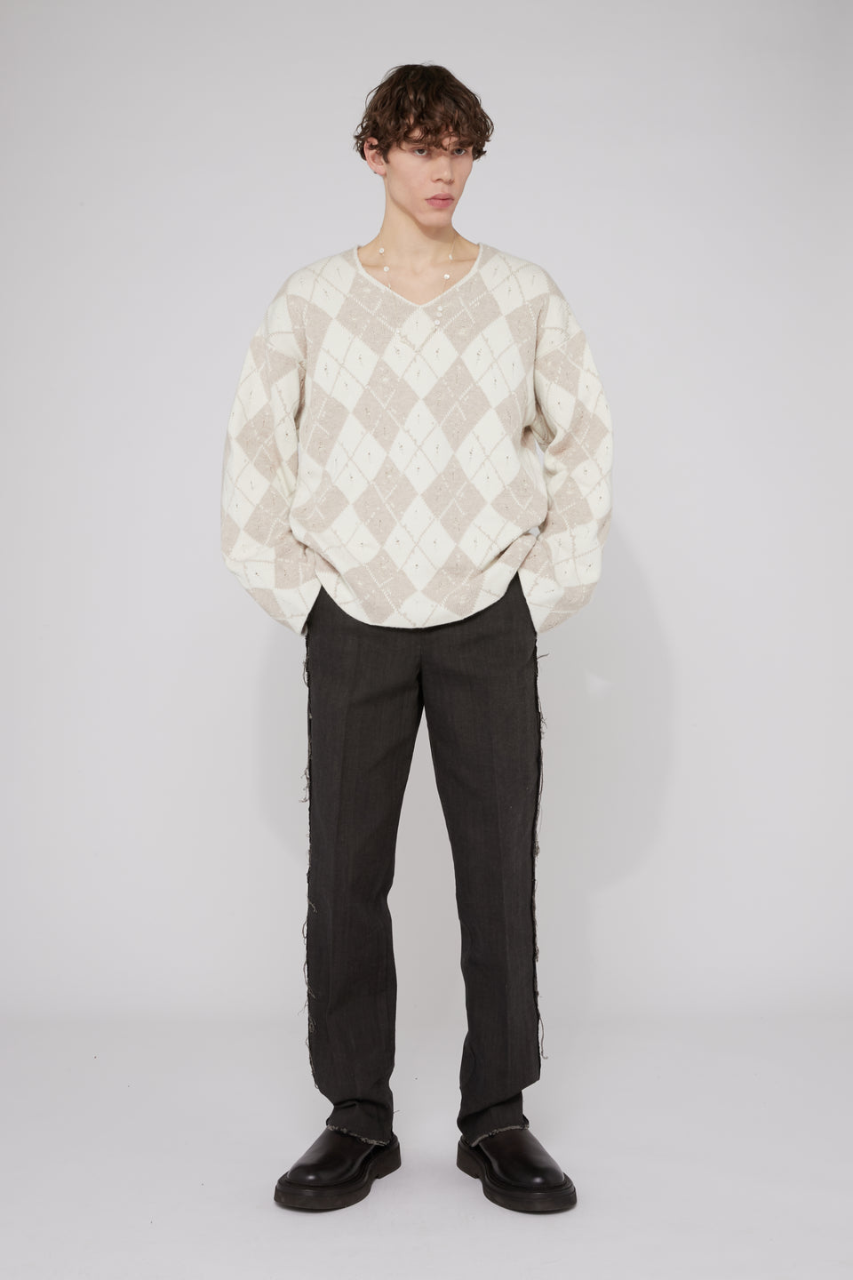 ARGYLE CREW NECK