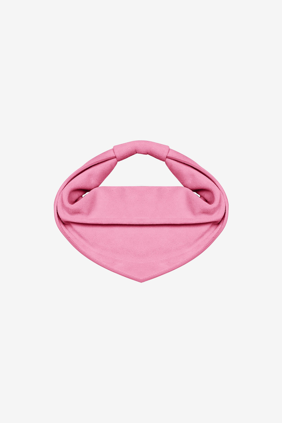 Mini Tortellino Bag-Suede-Baby Pink