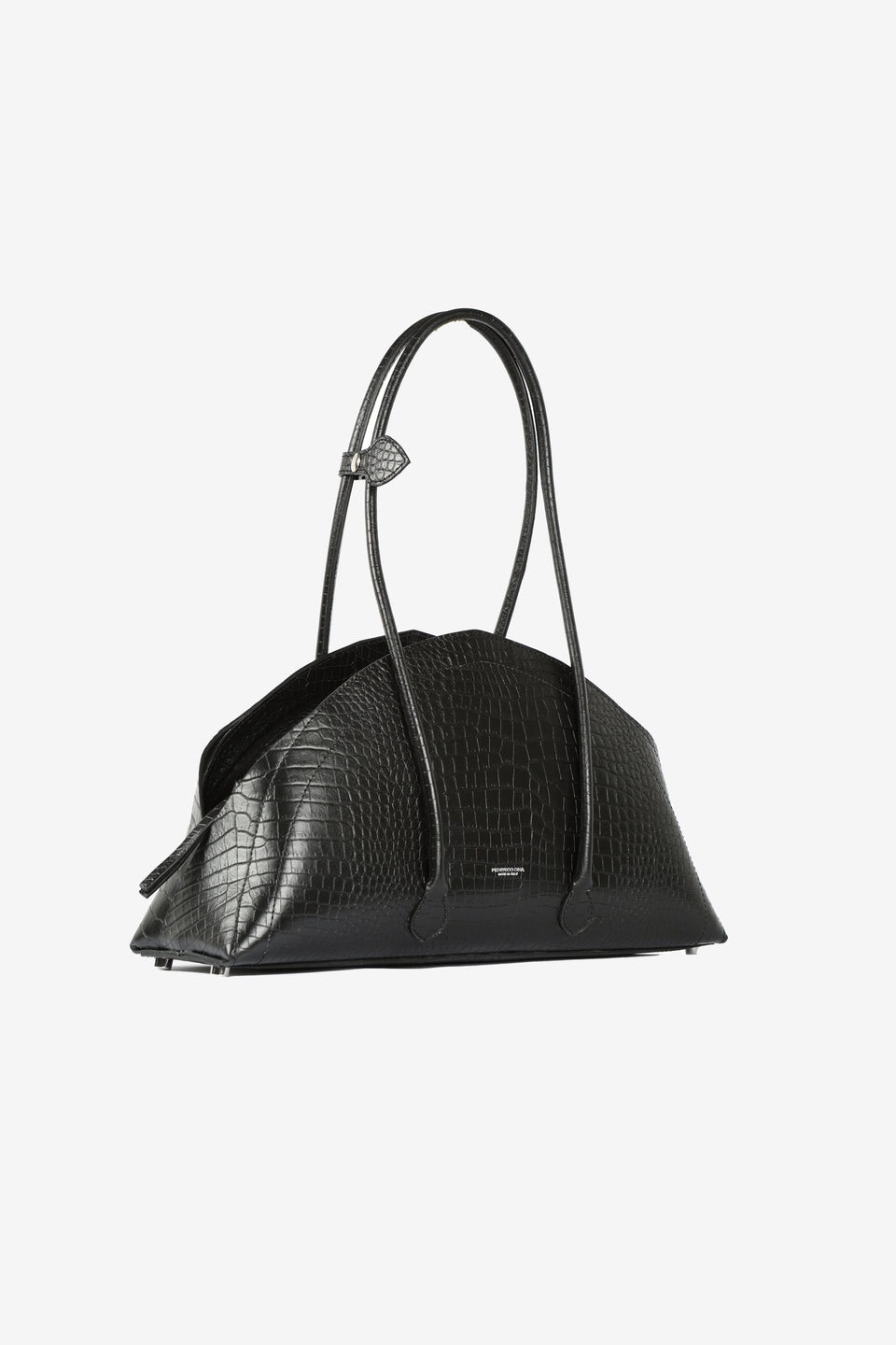 Tortellino Bag_La Bauletto_Croco_Black