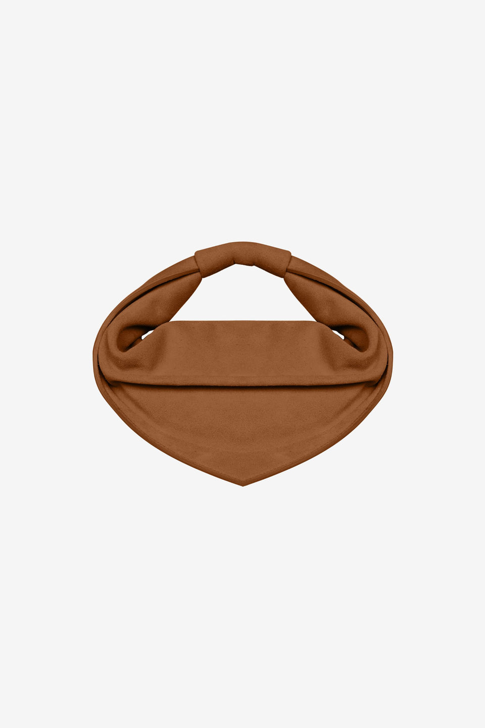 Mini Tortellino Bag-Suede-Cognac