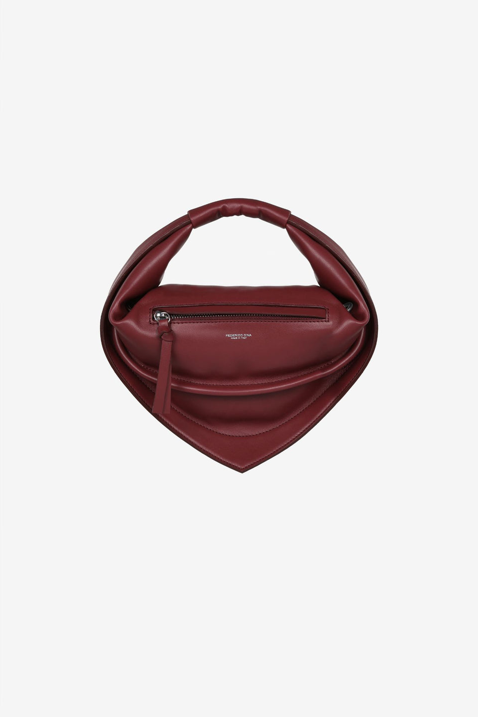 Midi Tortellino Bag-New Burgundy