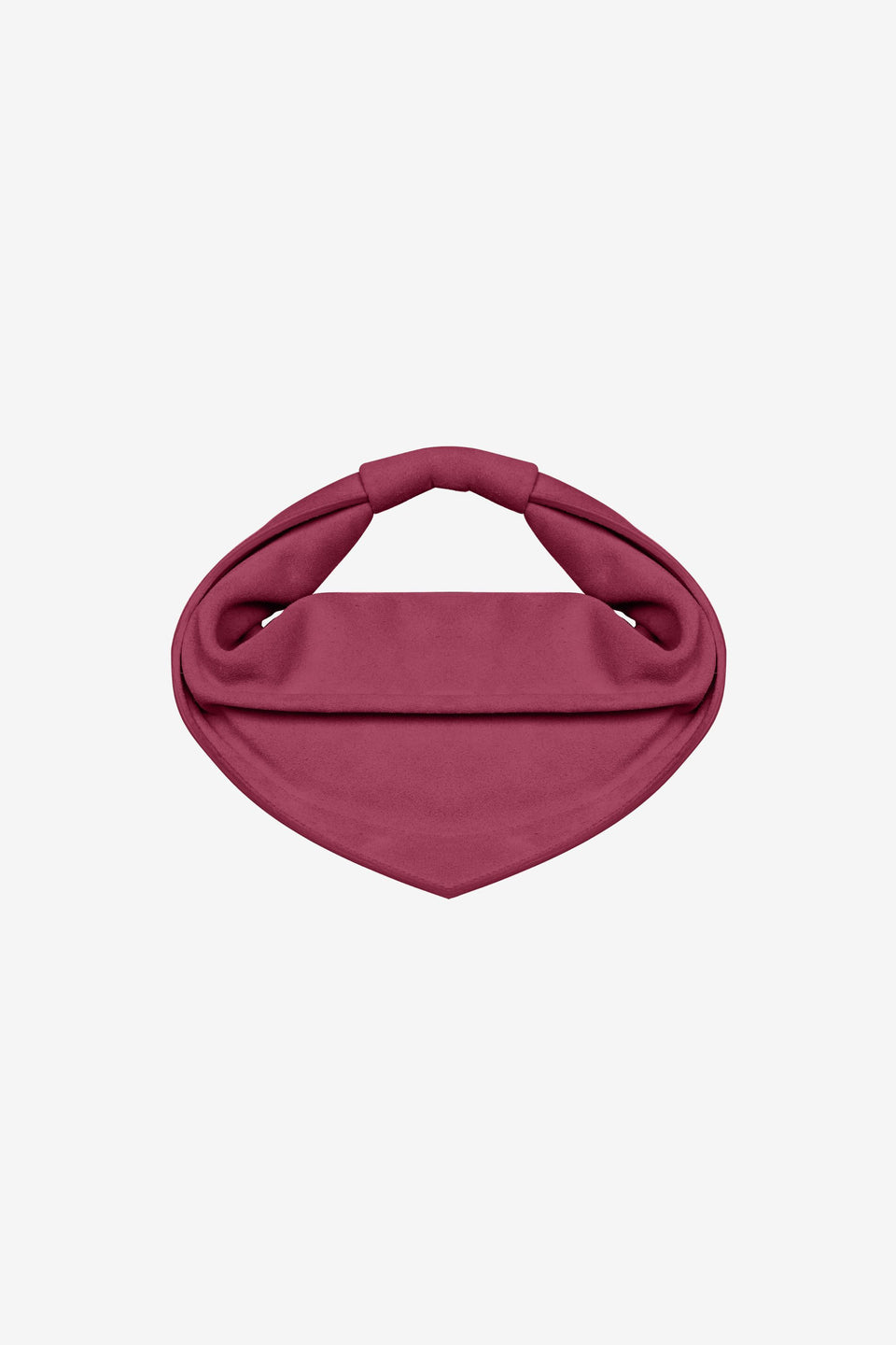 Mini Tortellino Bag-Suede-Burgundy