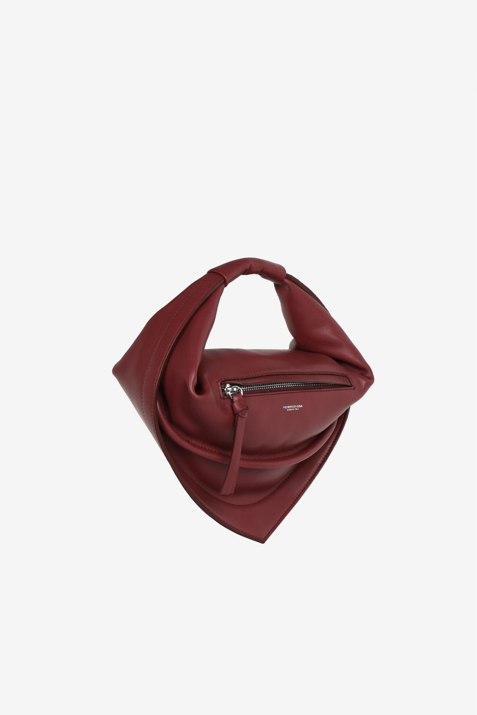 Midi Tortellino Bag-New Burgundy