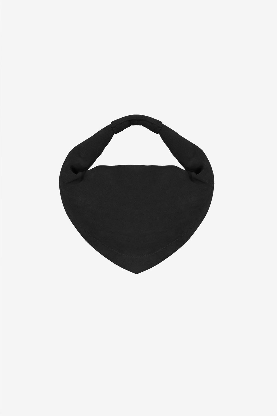 Midi Tortellino Bag-Suede-Black