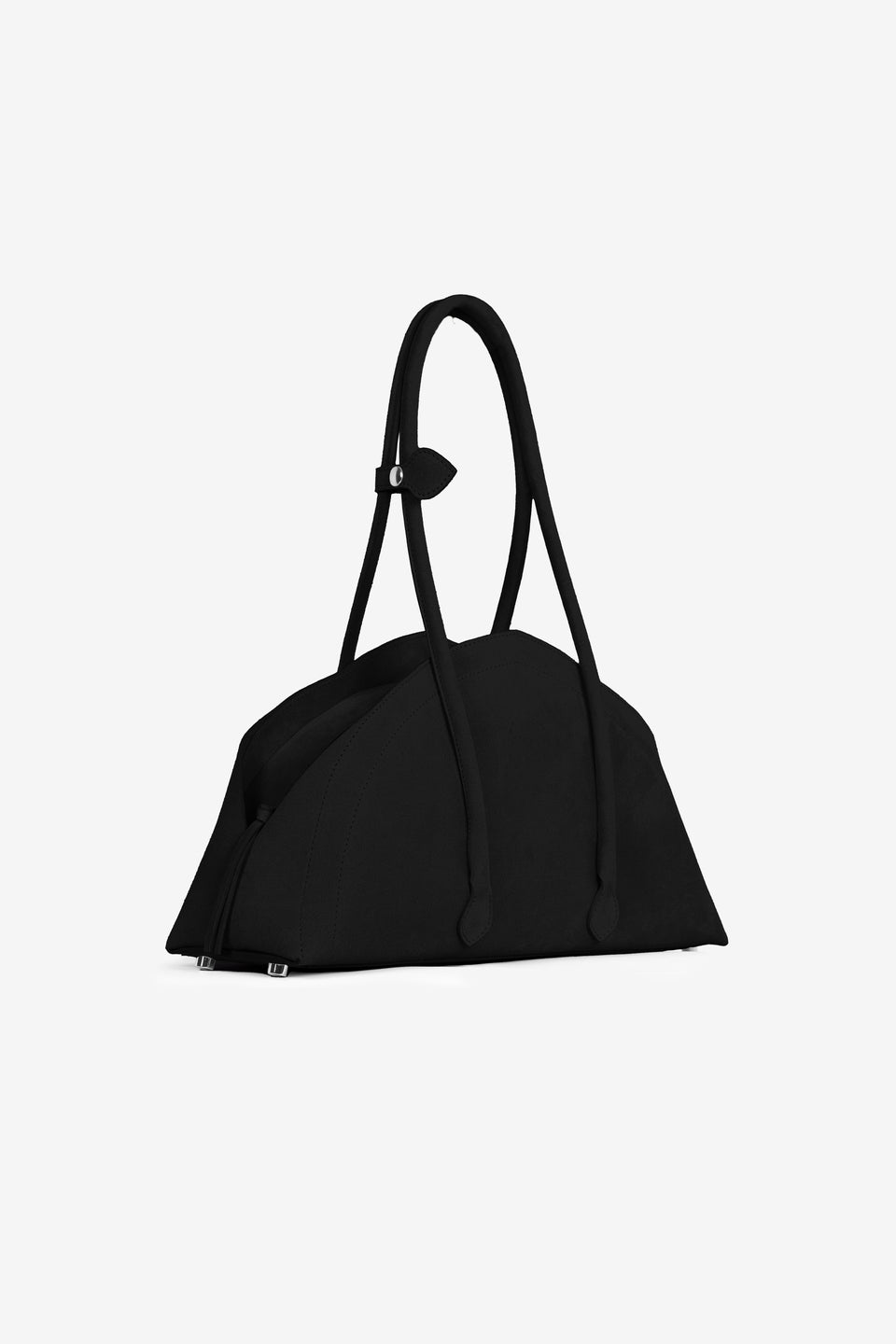 Tortellino Bag_La Bauletto_Suede_Black