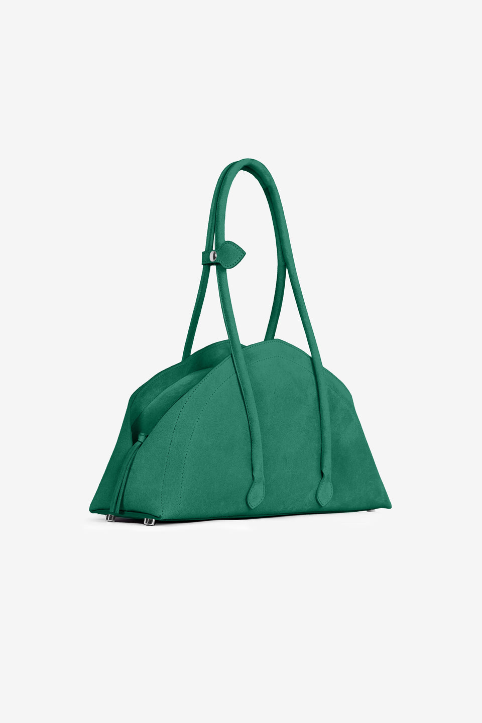 Tortellino Bag_La Bauletto_Suede_Green