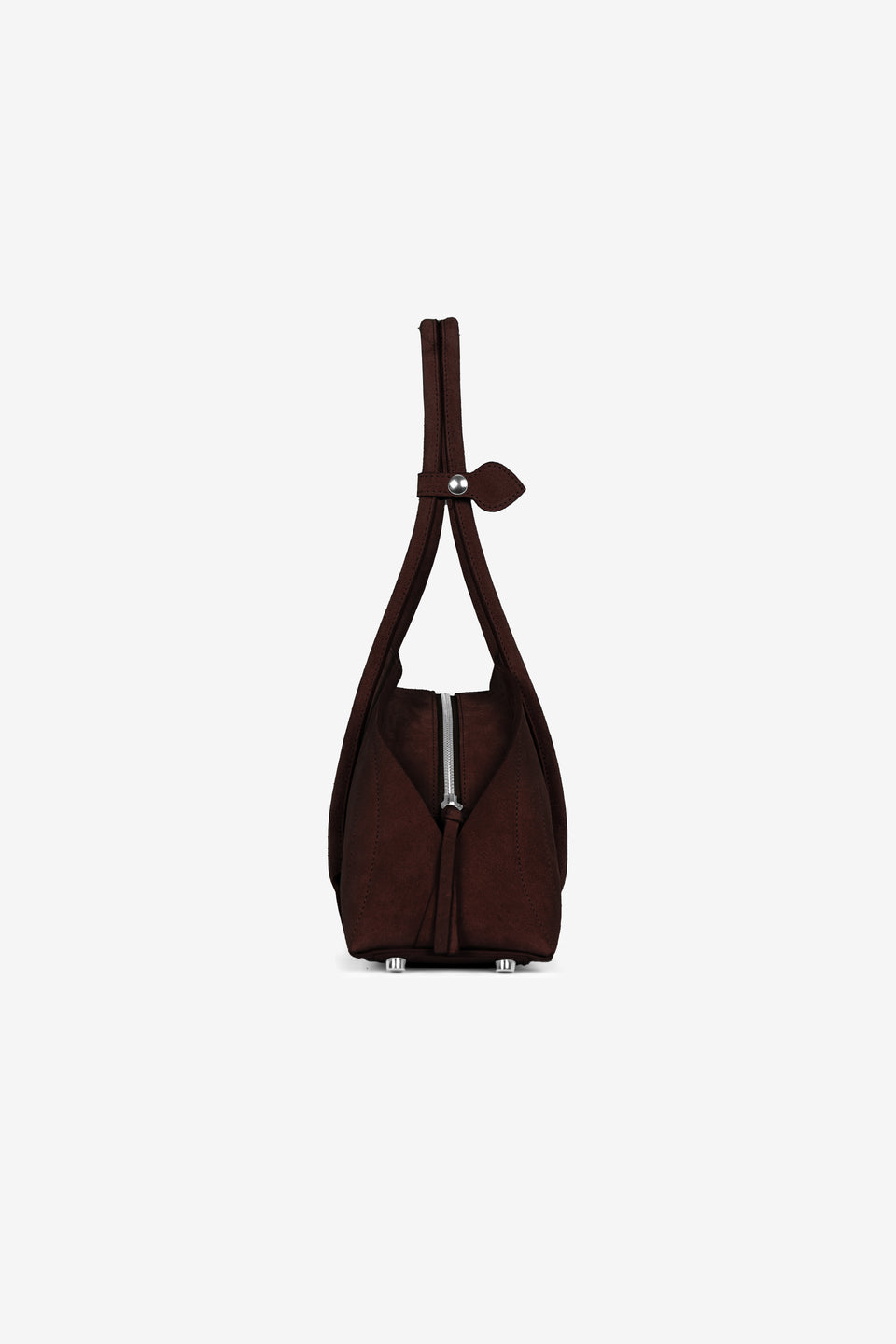 Tortellino Bag_La Bauletto_Suede_Brown