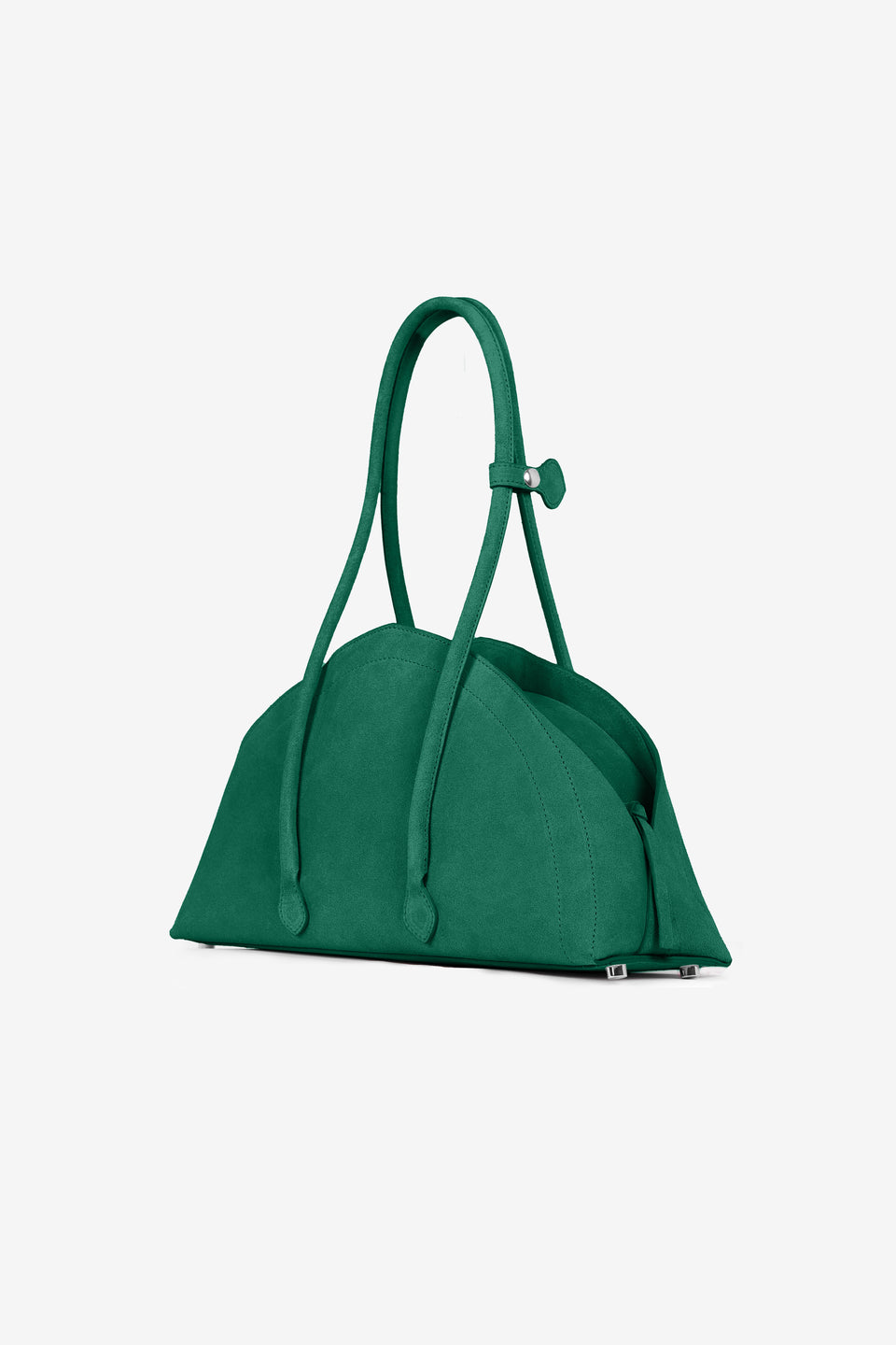 Tortellino Bag_La Bauletto_Suede_Green