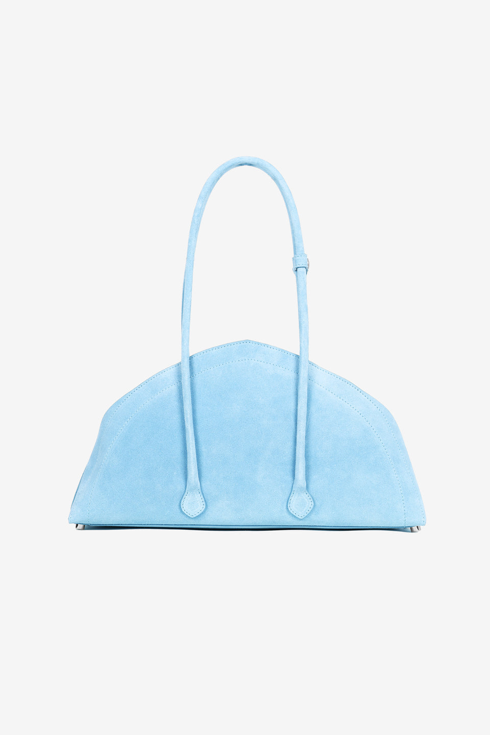 Tortellino Bag_La Bauletto_Suede_Light Blue