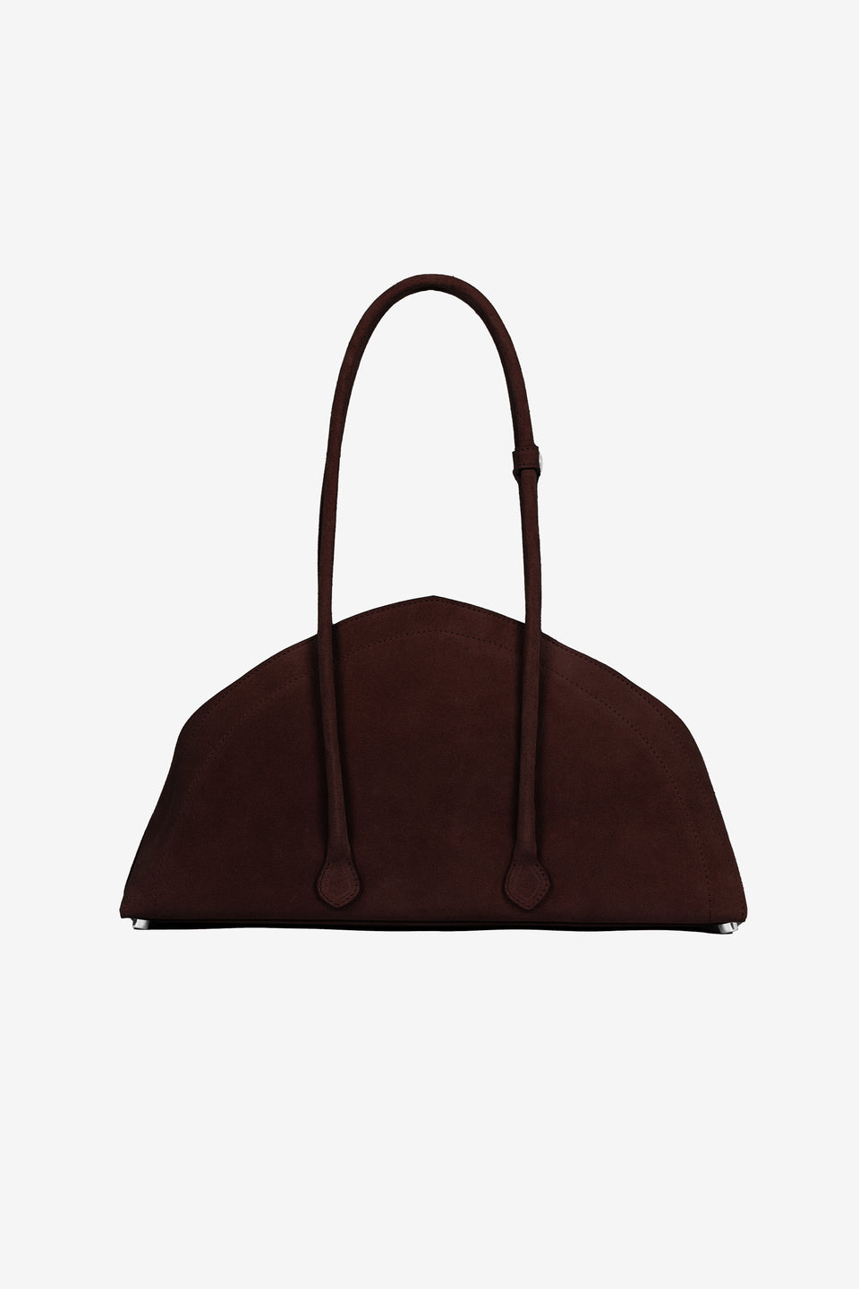 Tortellino Bag_La Bauletto_Suede_Brown