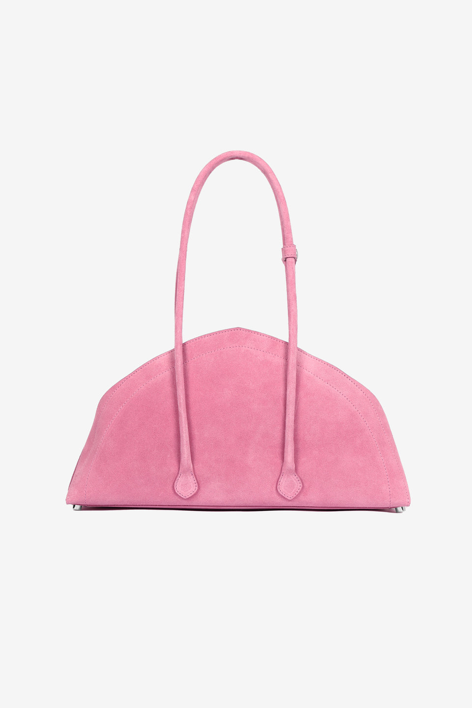 Tortellino Bag_La Bauletto_Suede_Baby Pink