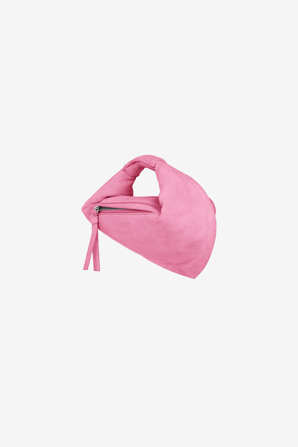 Mini Tortellino Bag-Suede-Baby Pink