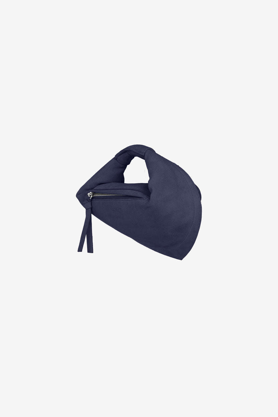 Mini Tortellino Bag-Suede-Blue