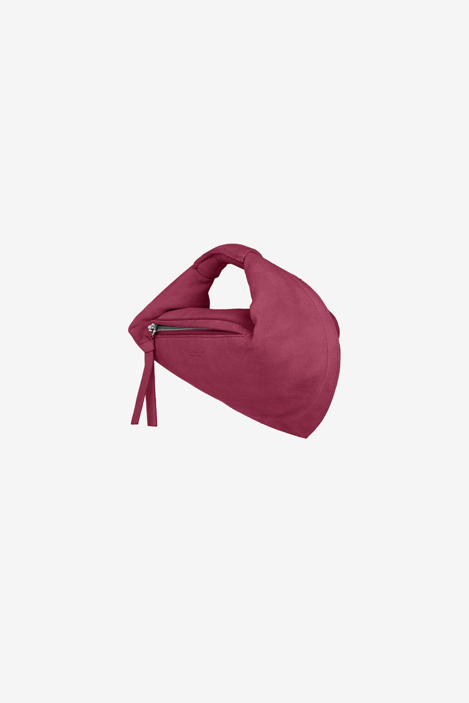 Mini Tortellino Bag-Suede-Burgundy