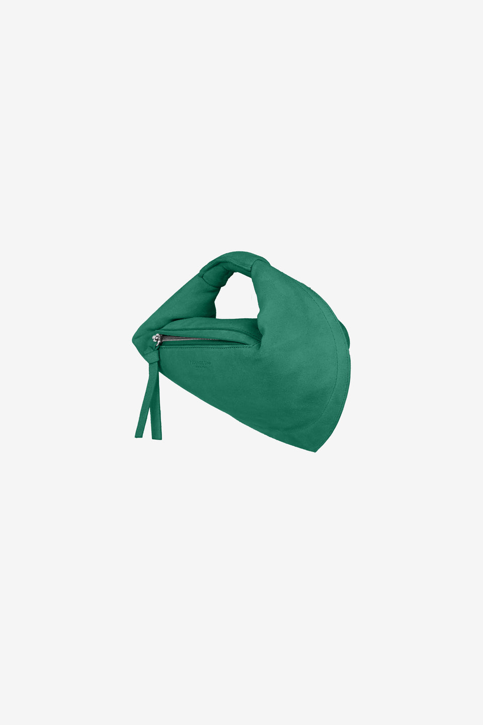 Mini Tortellino Bag-Suede-Green