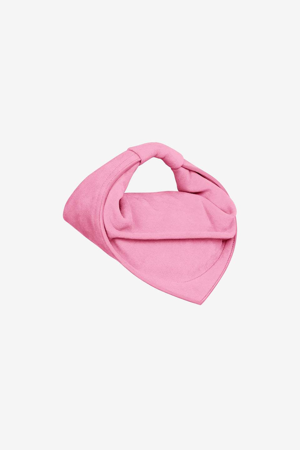 Mini Tortellino Bag-Suede-Baby Pink