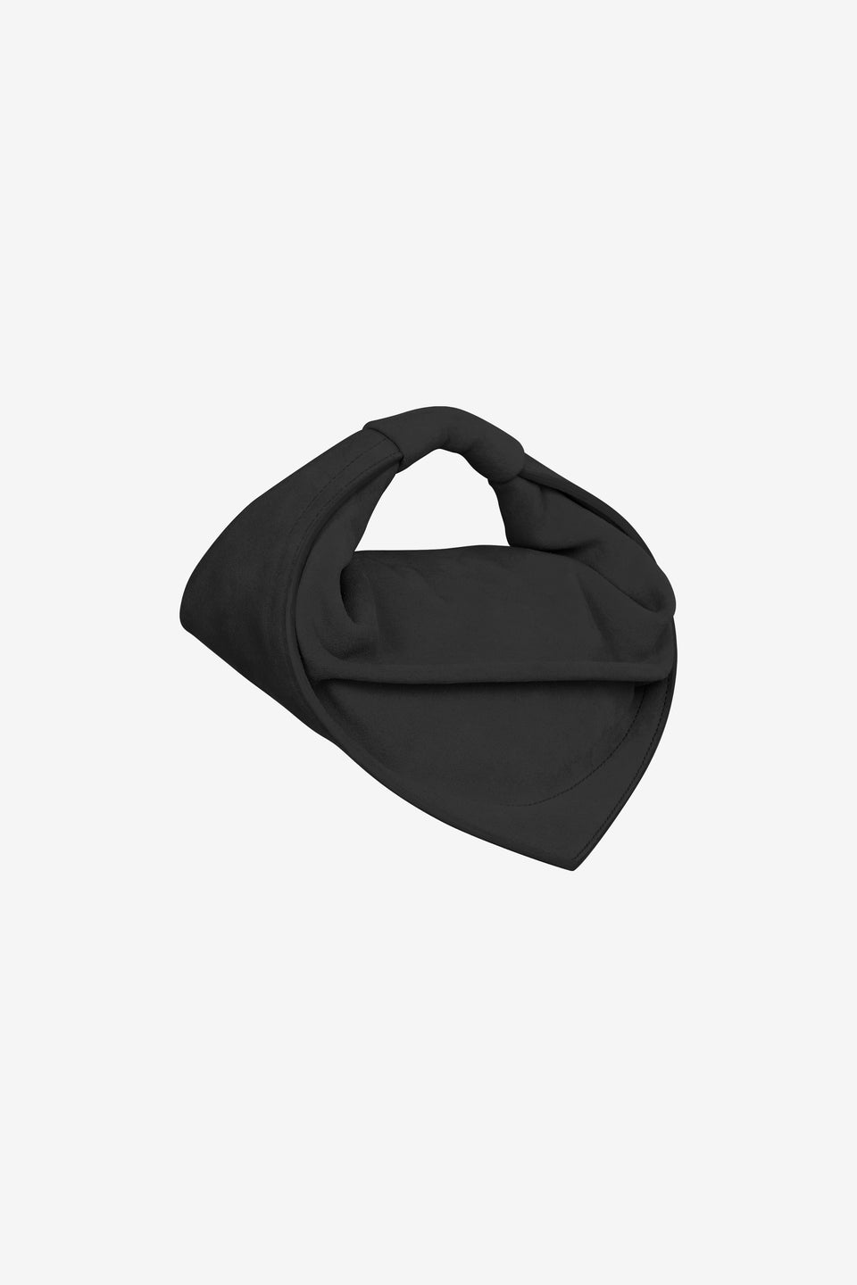 Mini Tortellino Bag-Suede-Black