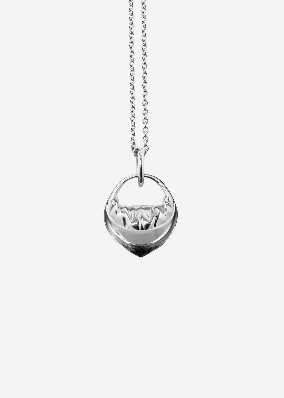 Tortellino Necklace-Silver