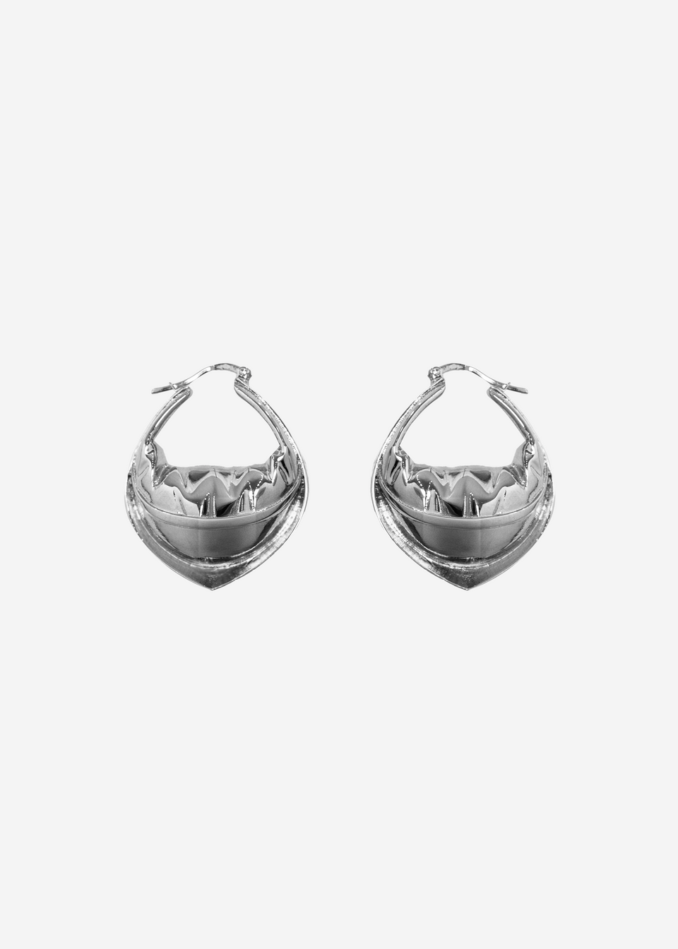 Tortellino Earring-Silver