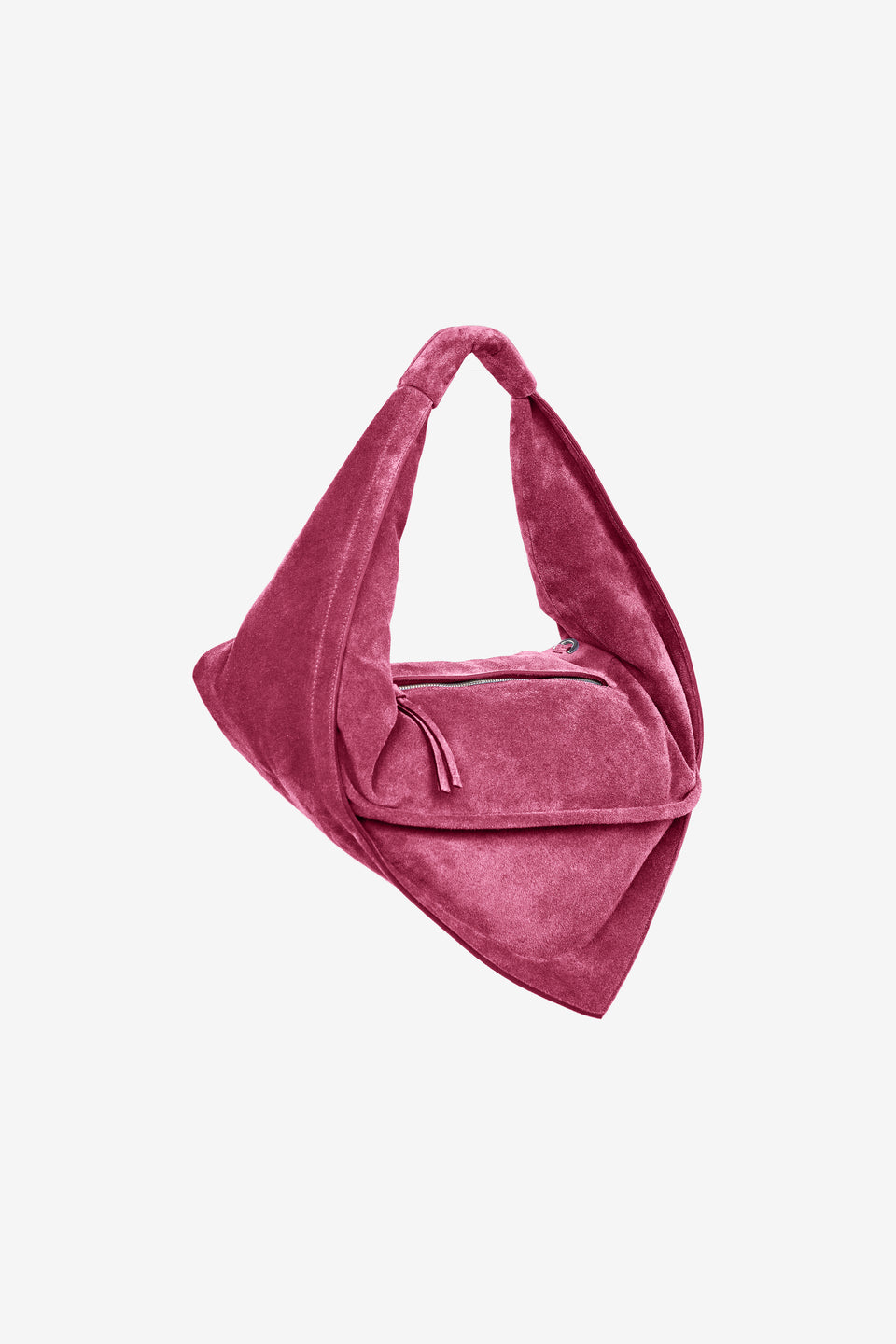 Tortellino Bag-Suede-Burgundy