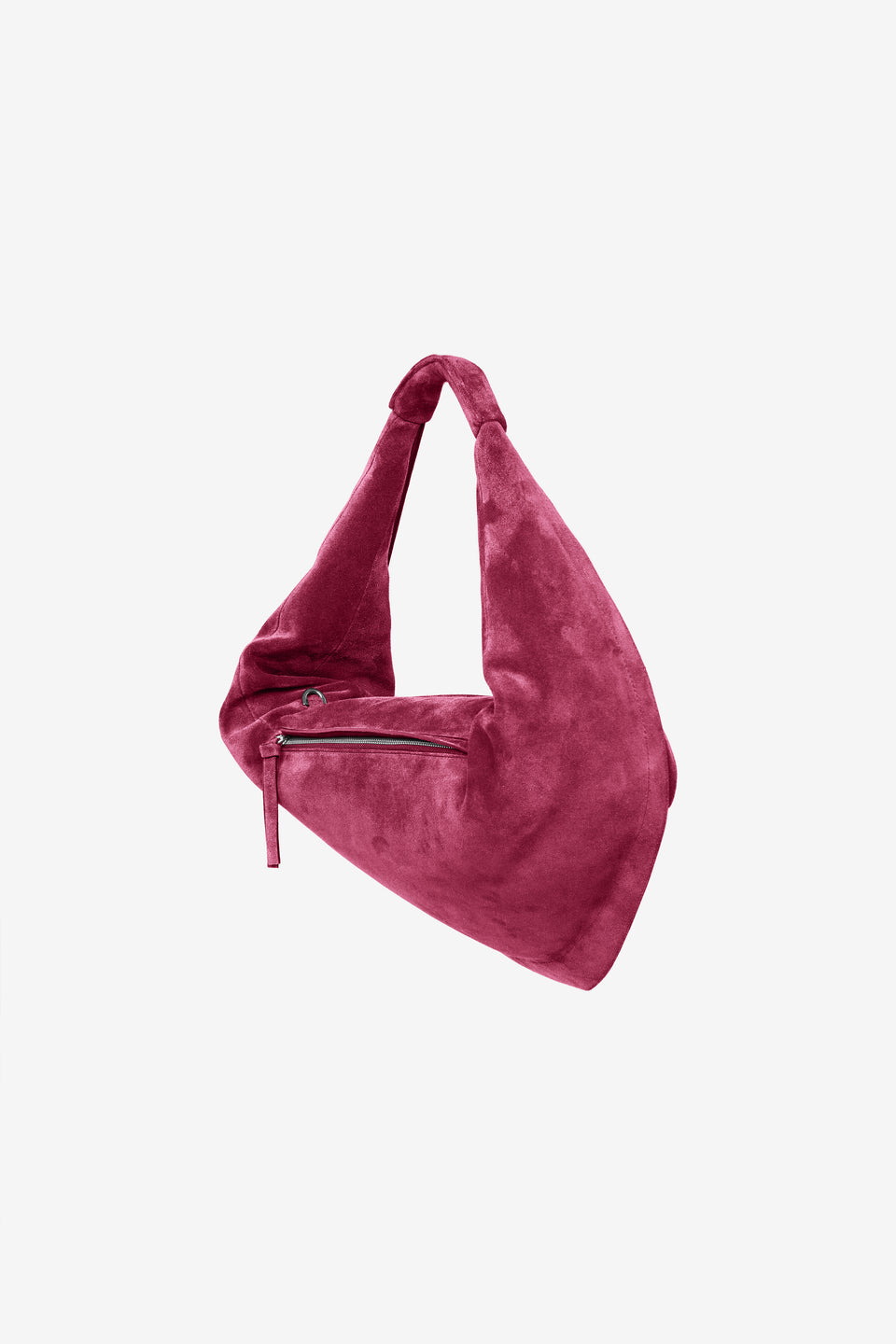 Tortellino Bag-Suede-Burgundy