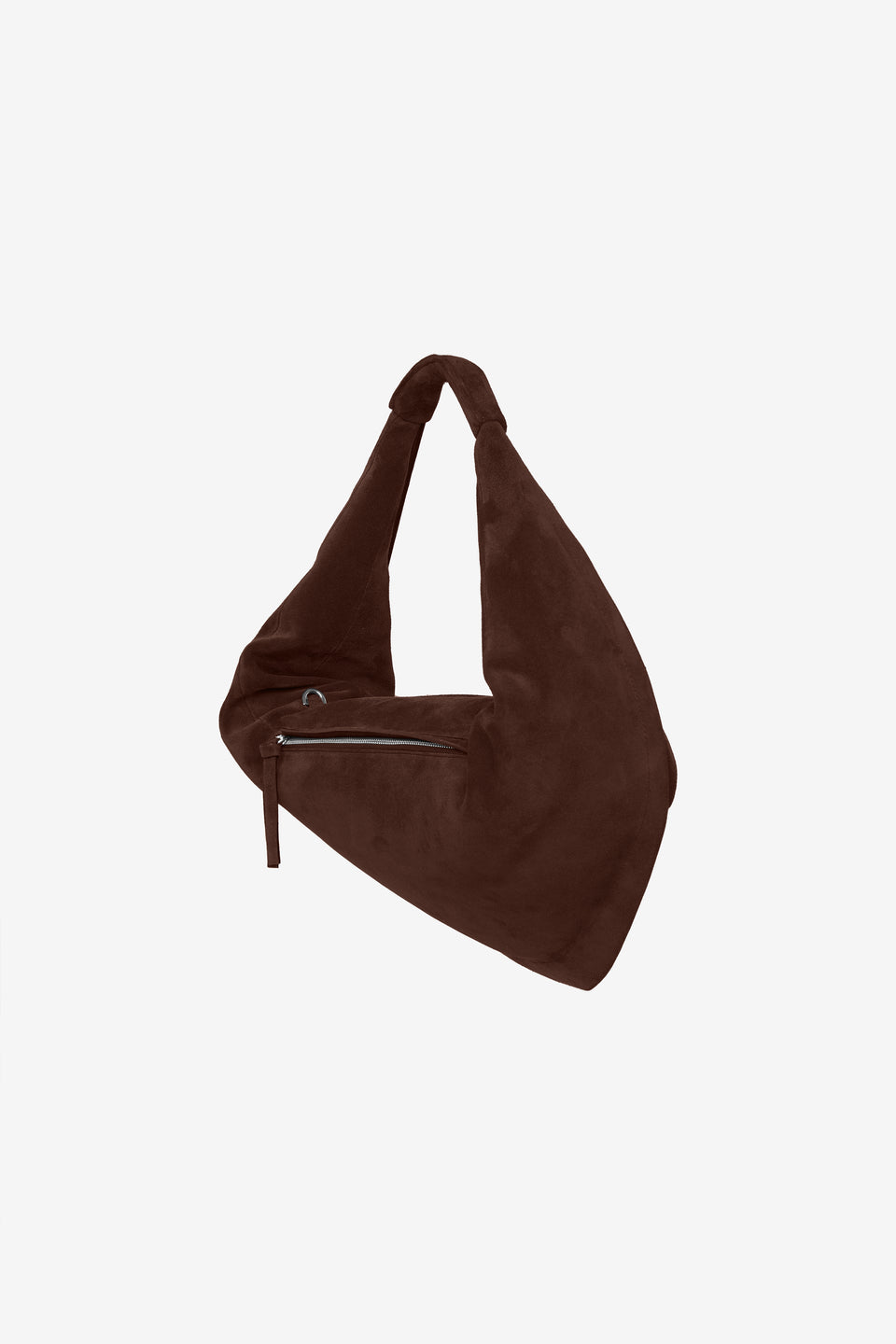 Tortellino Bag-Suede-Brown