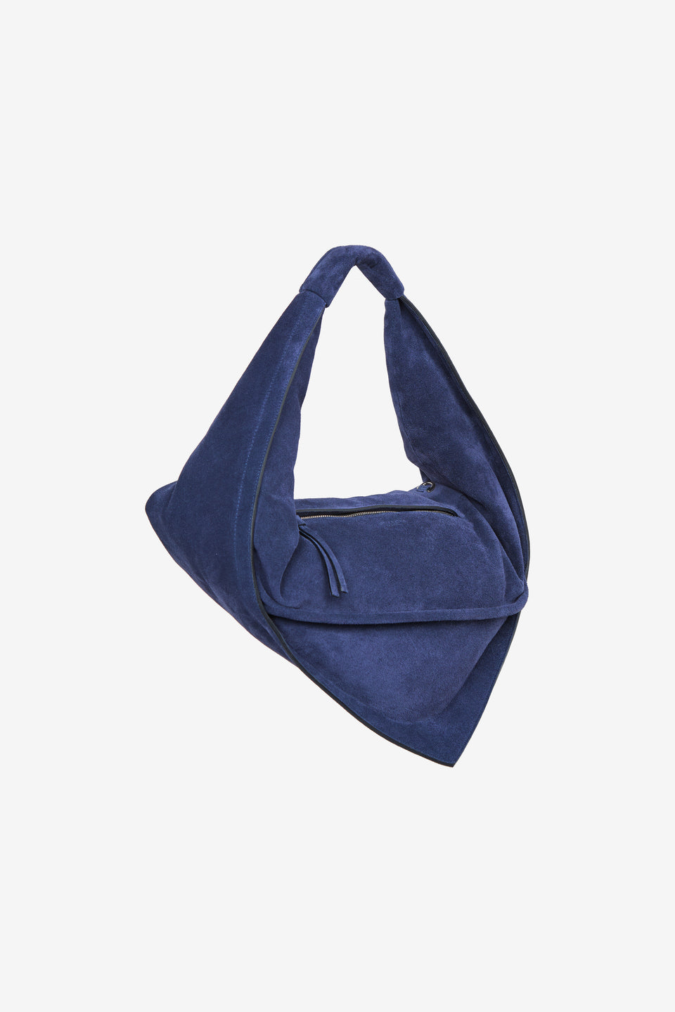 Tortellino Bag-Suede-Blue