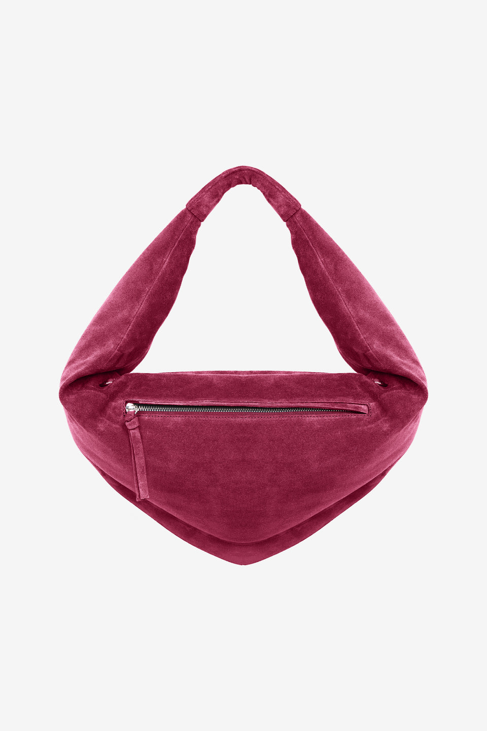 Tortellino Bag-Suede-Burgundy