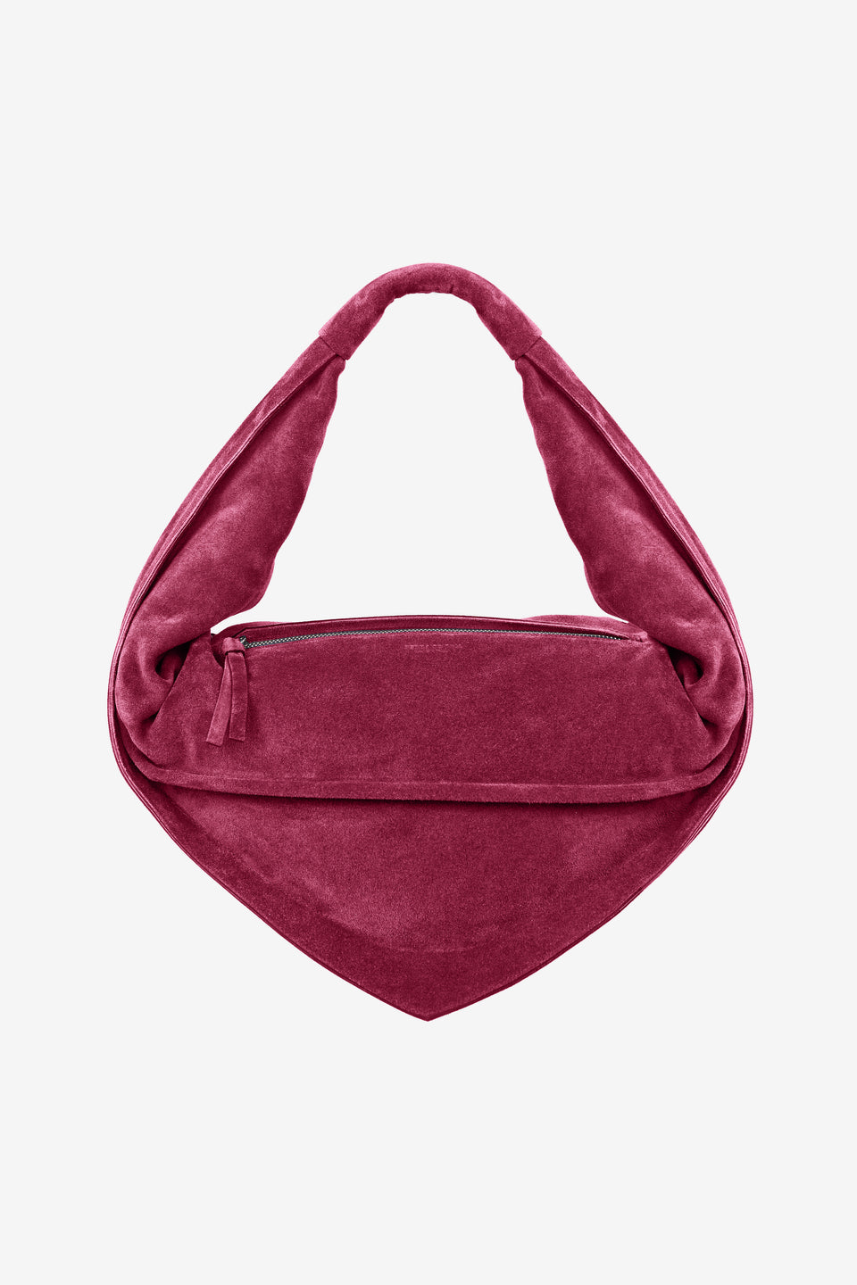 Tortellino Bag-Suede-Burgundy