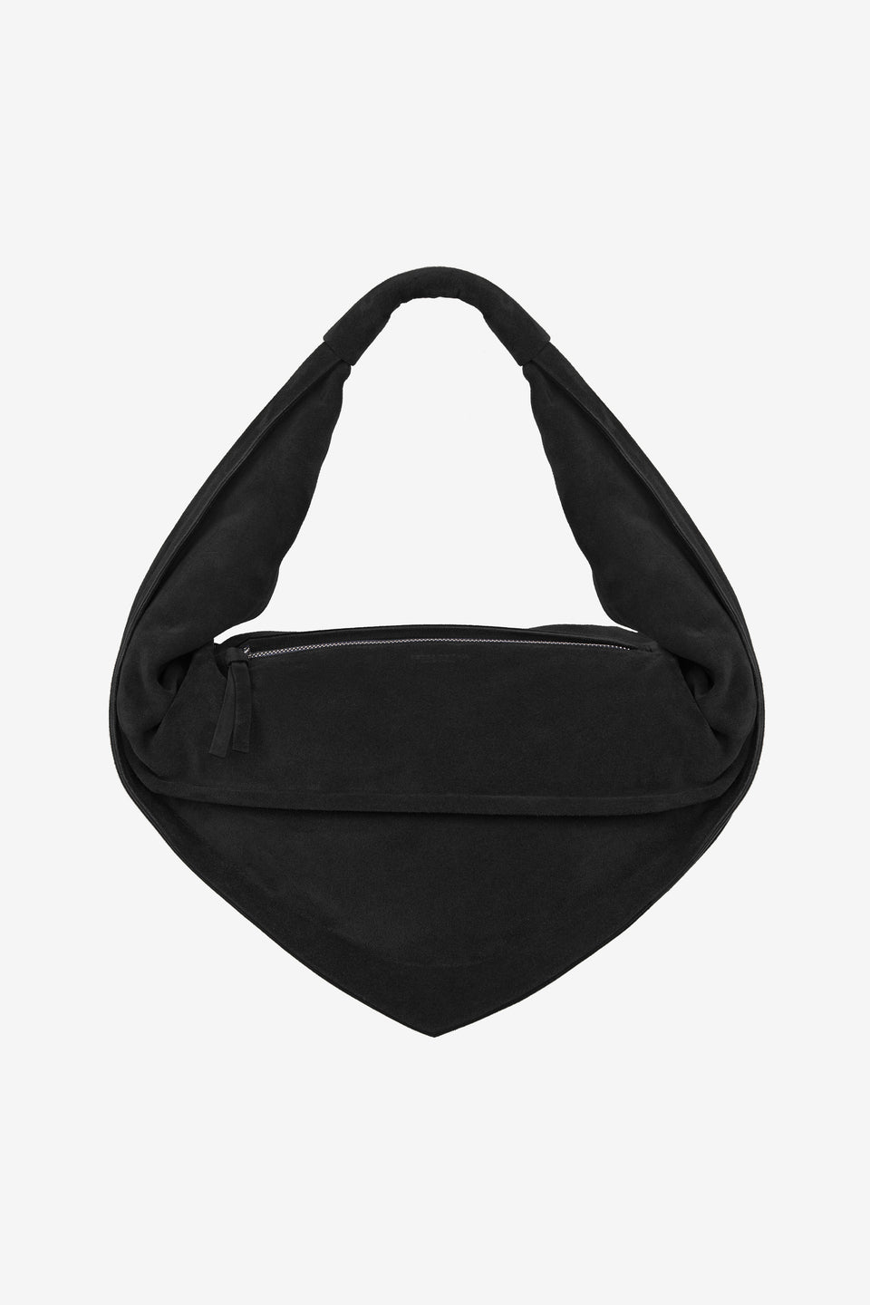 Tortellino Bag-Suede-Black