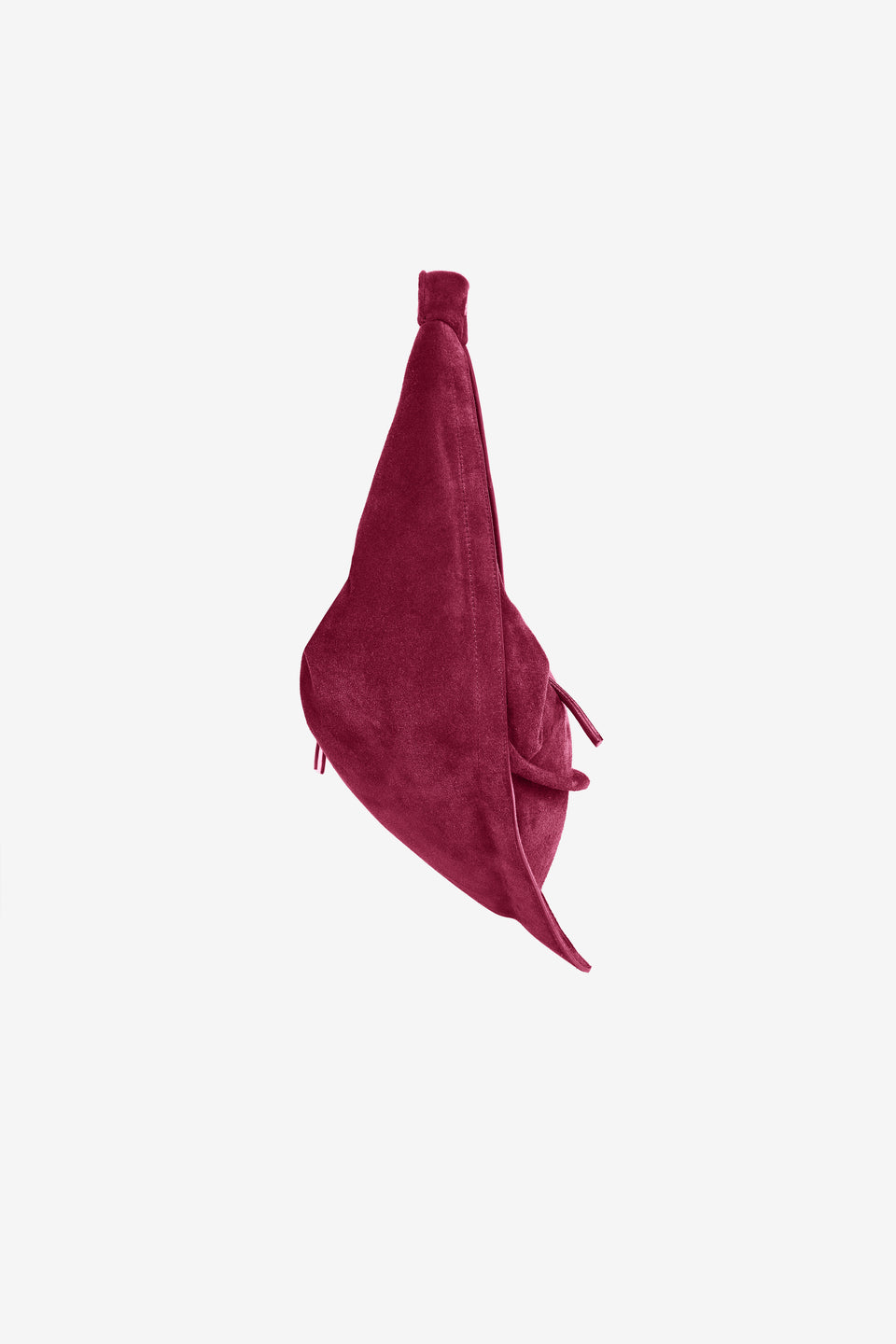 Tortellino Bag-Suede-Burgundy