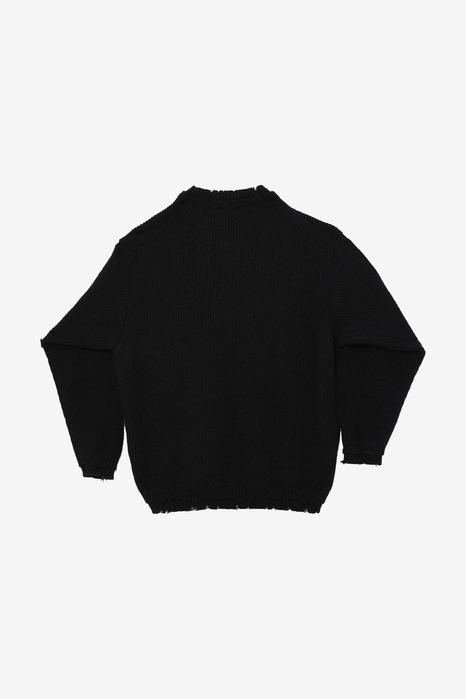 Distressed English Rib Crewneck