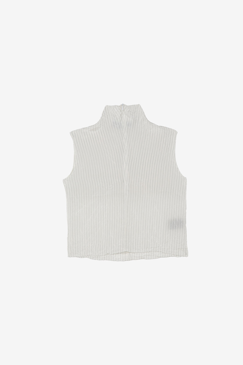 Sleeveless Zip Blouse