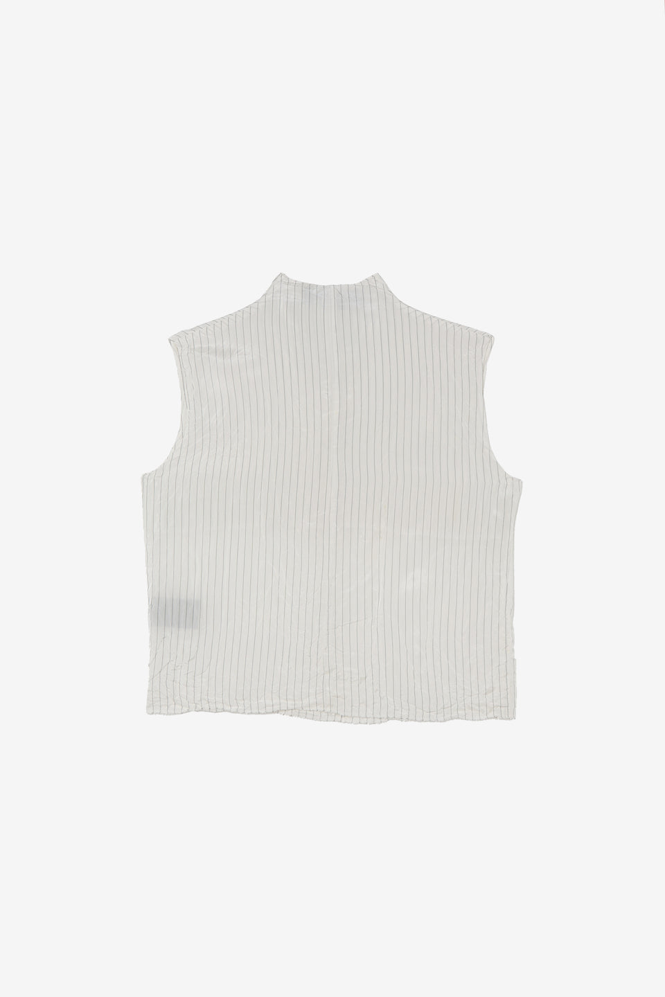 Sleeveless Zip Blouse