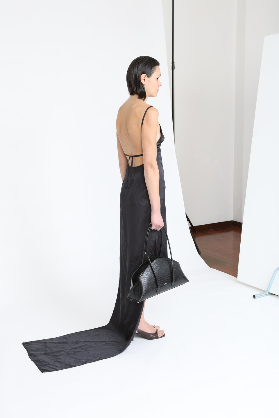 Distressed Slip Dress