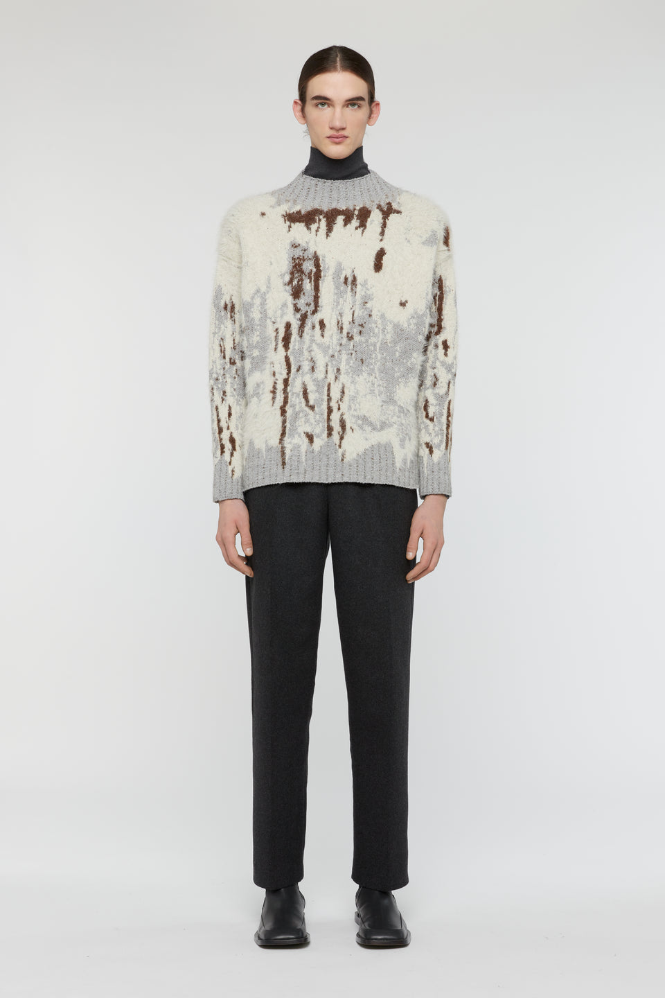 CEMENTO JACQUARD SWEATER