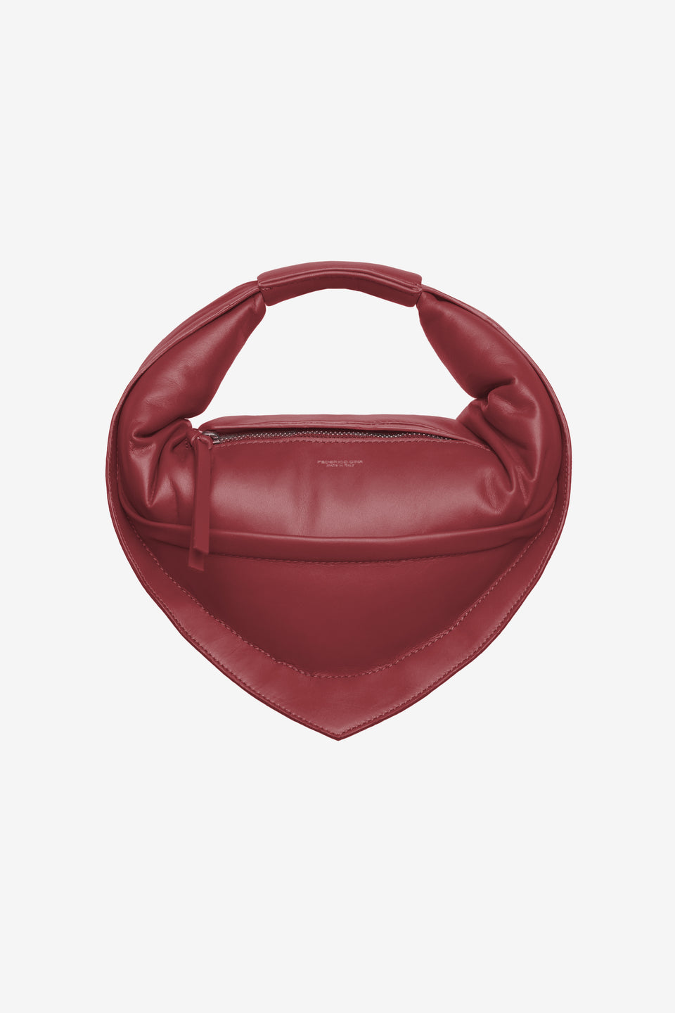 Midi Tortellino Bag-Maroon