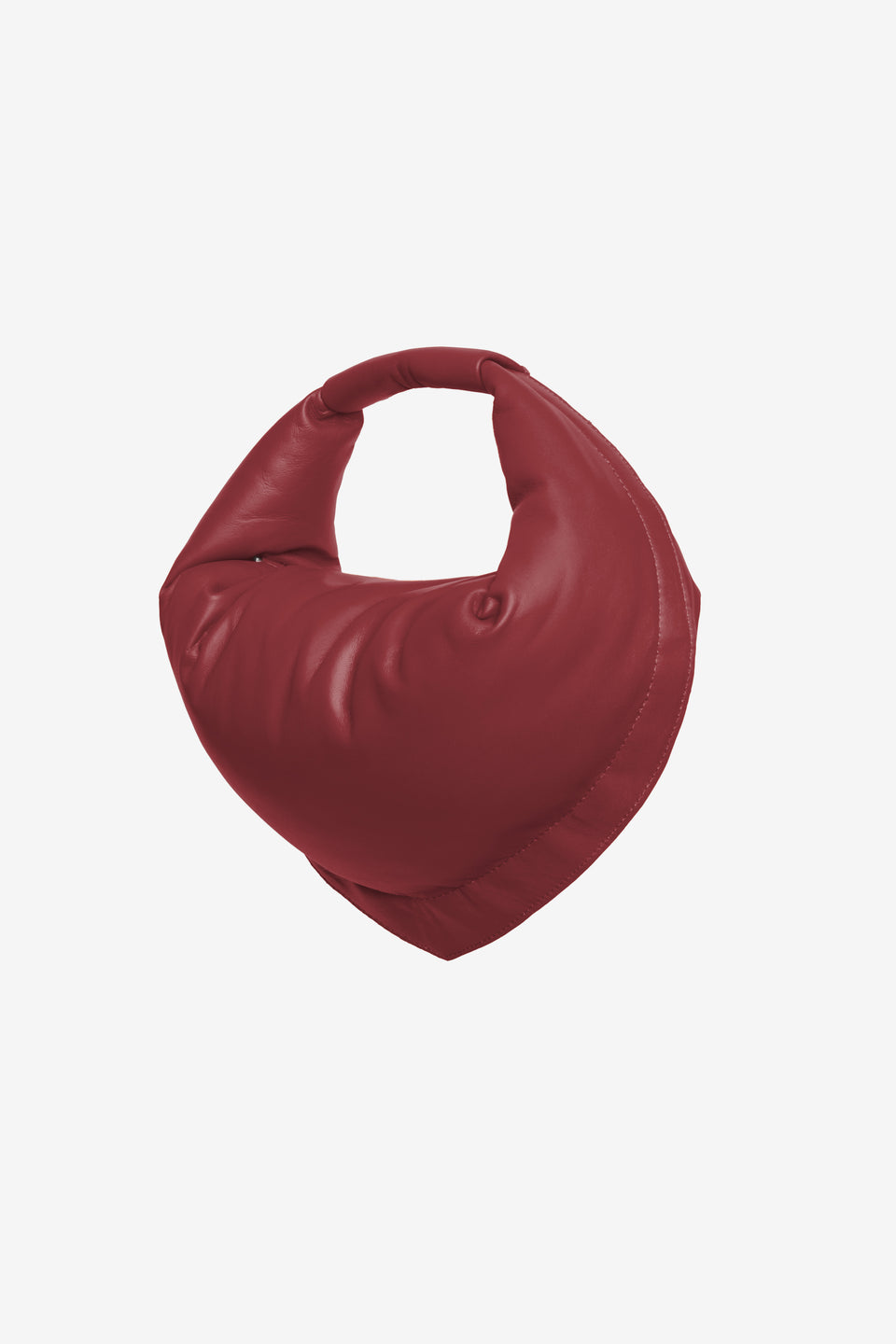 Midi Tortellino Bag-Maroon