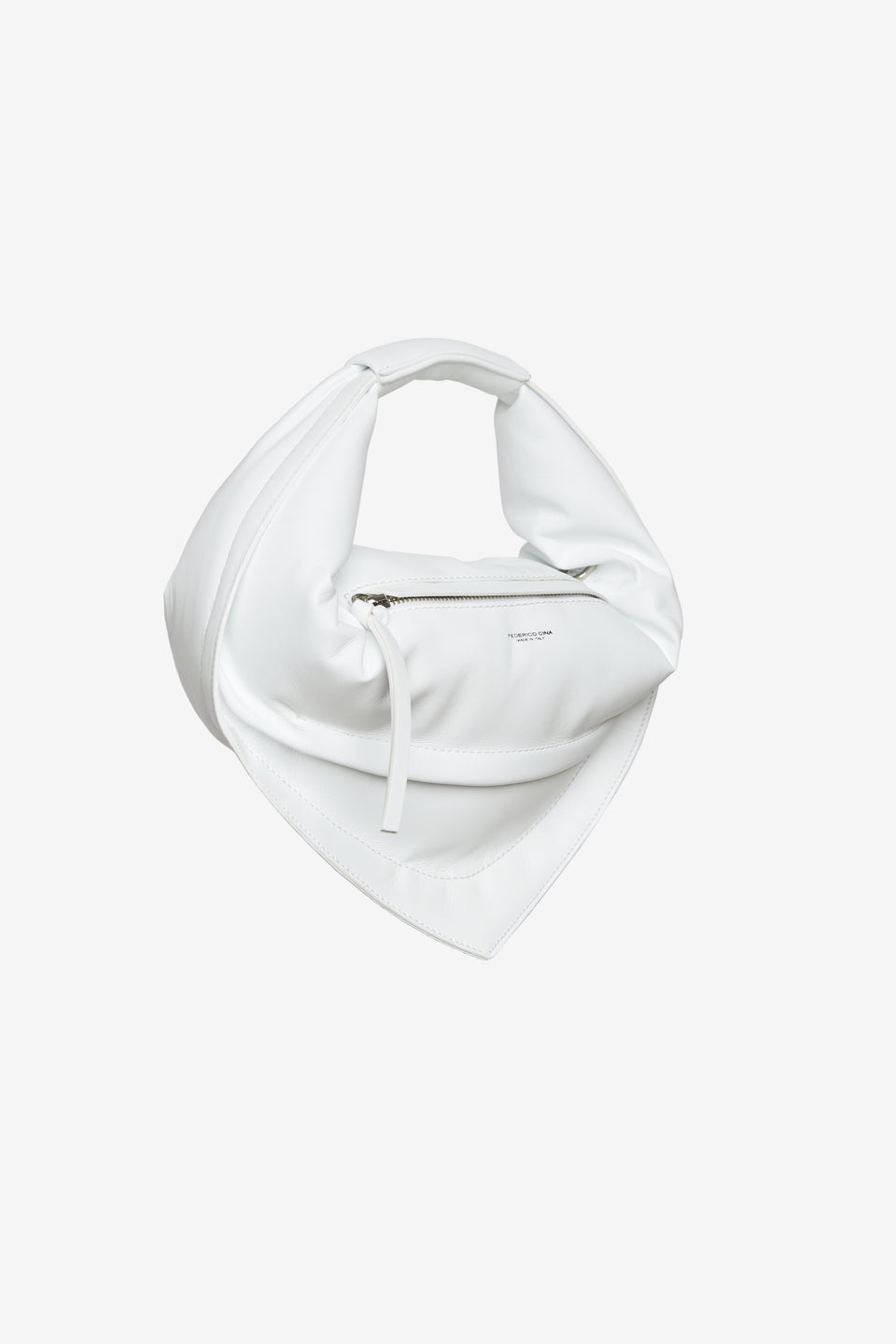 Midi Tortellino Bag-White