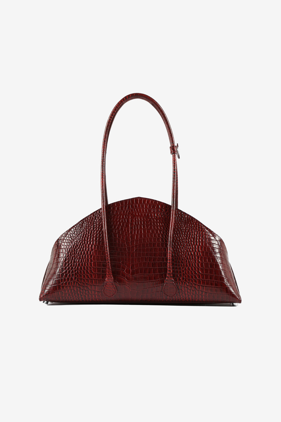 Tortellino Bag_La Bauletto_Croco_Burgundy