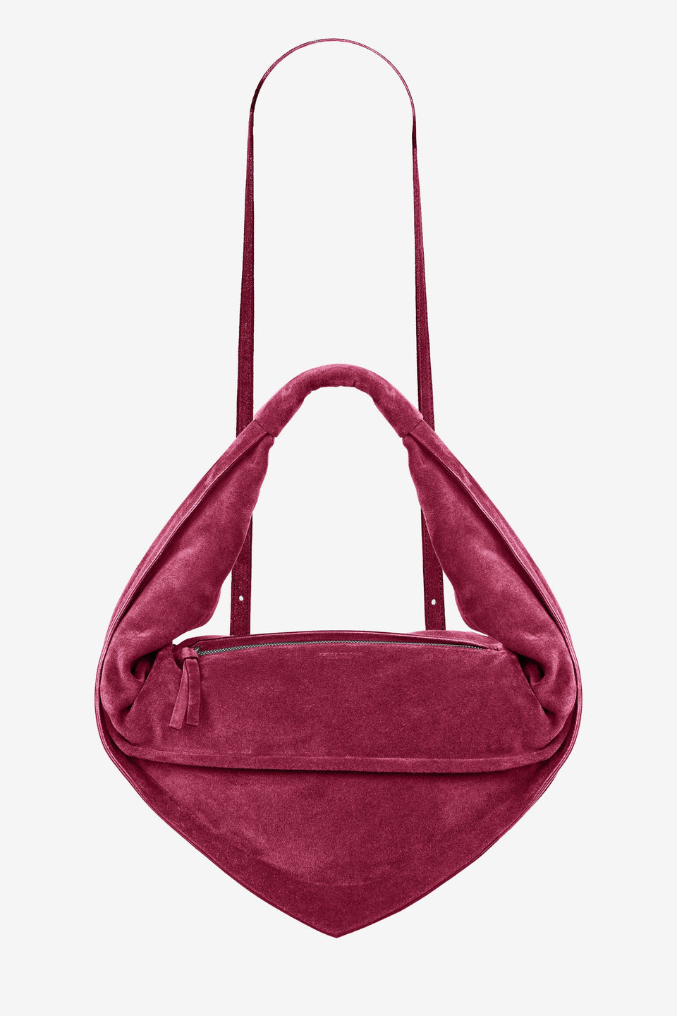 Tortellino Bag-Suede-Burgundy