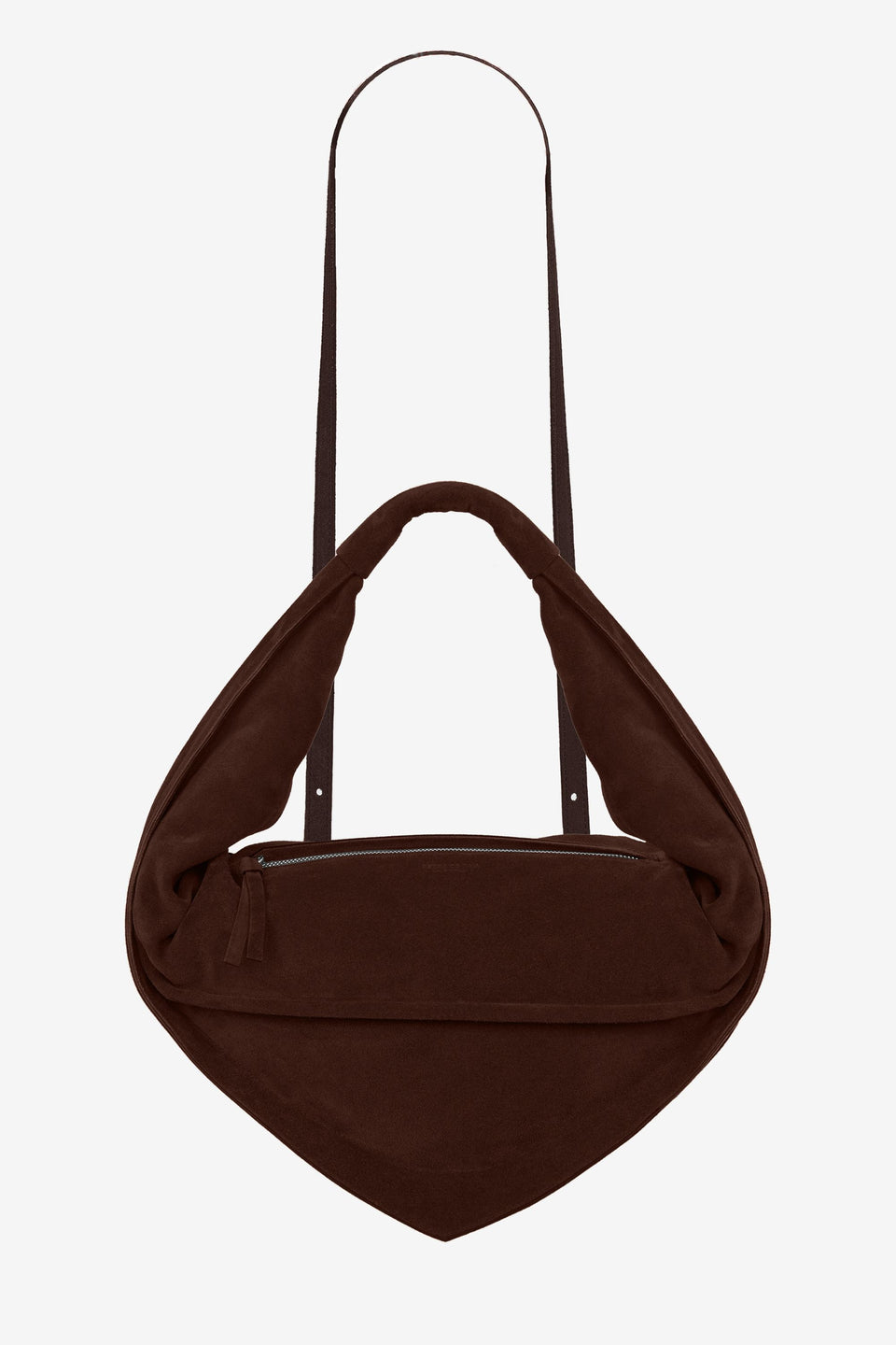 Tortellino Bag-Suede-Brown