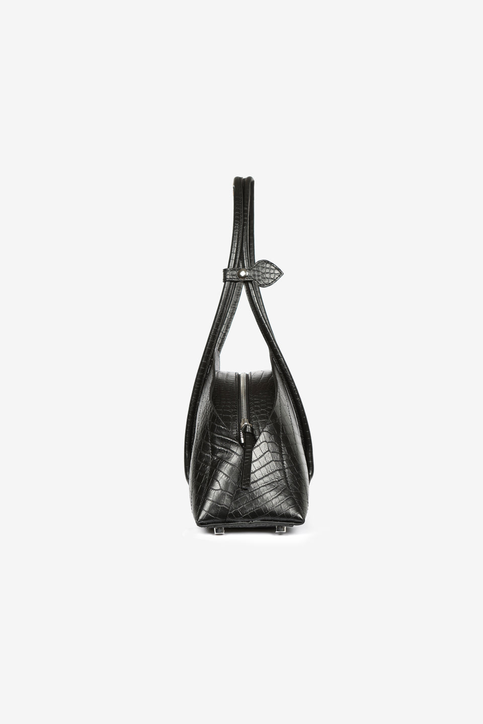 Tortellino Bag_La Bauletto_Croco_Black