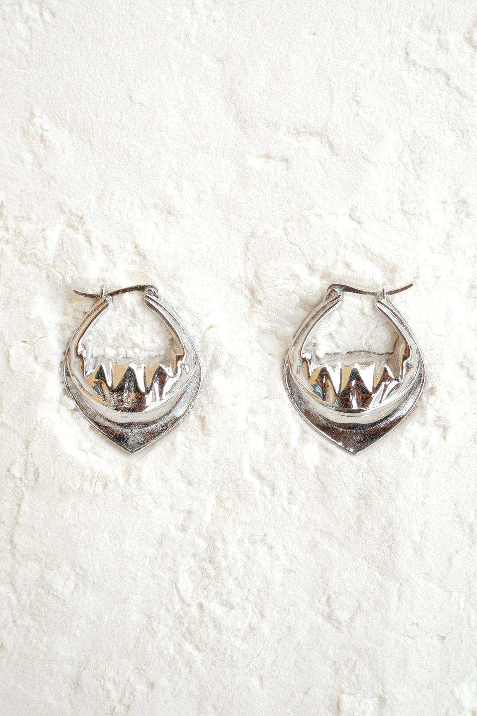 Tortellino Earring-Silver